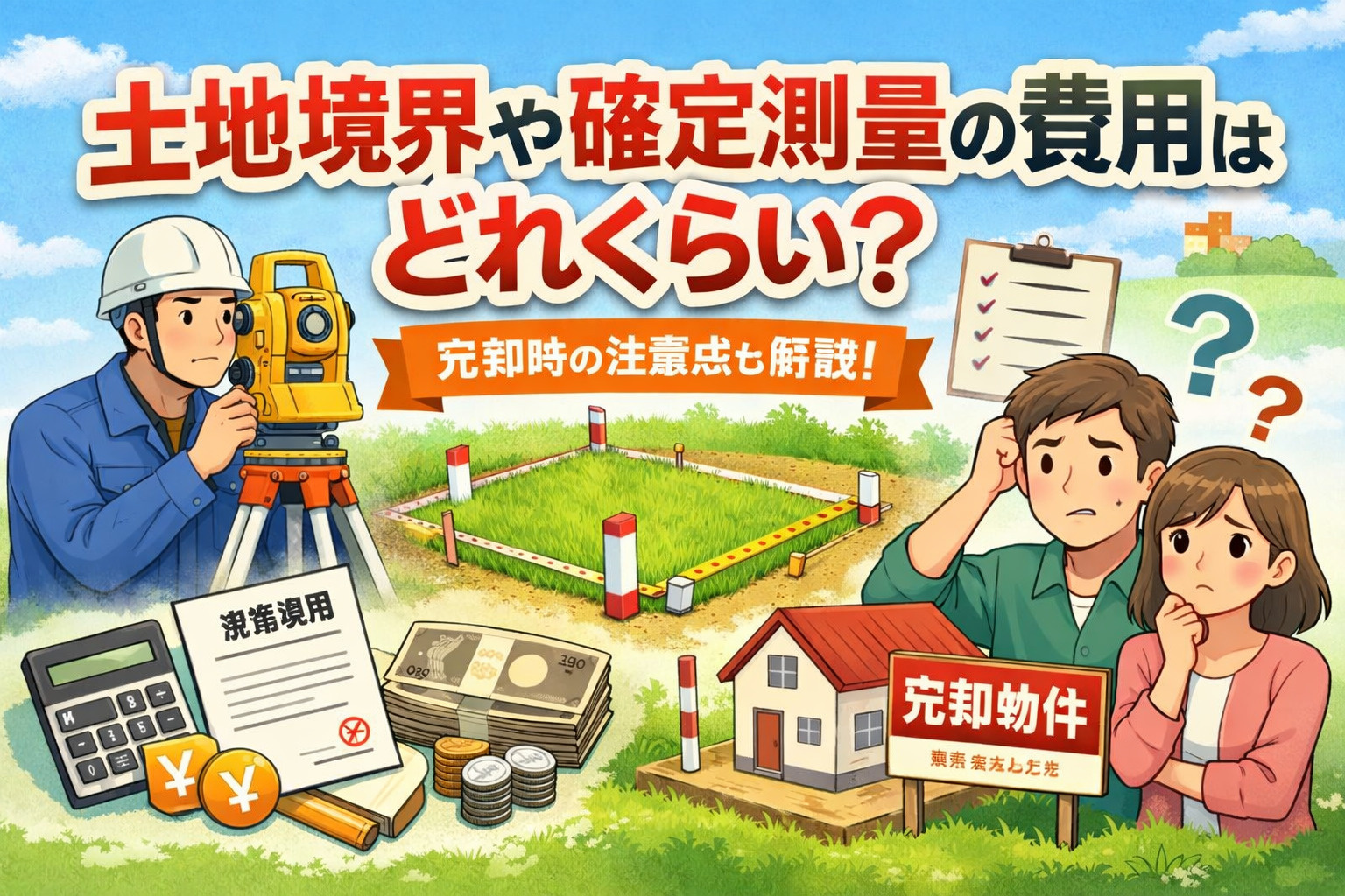 土地境界や確定測量の費用はどれくらい？売却時の注意点も解説の画像