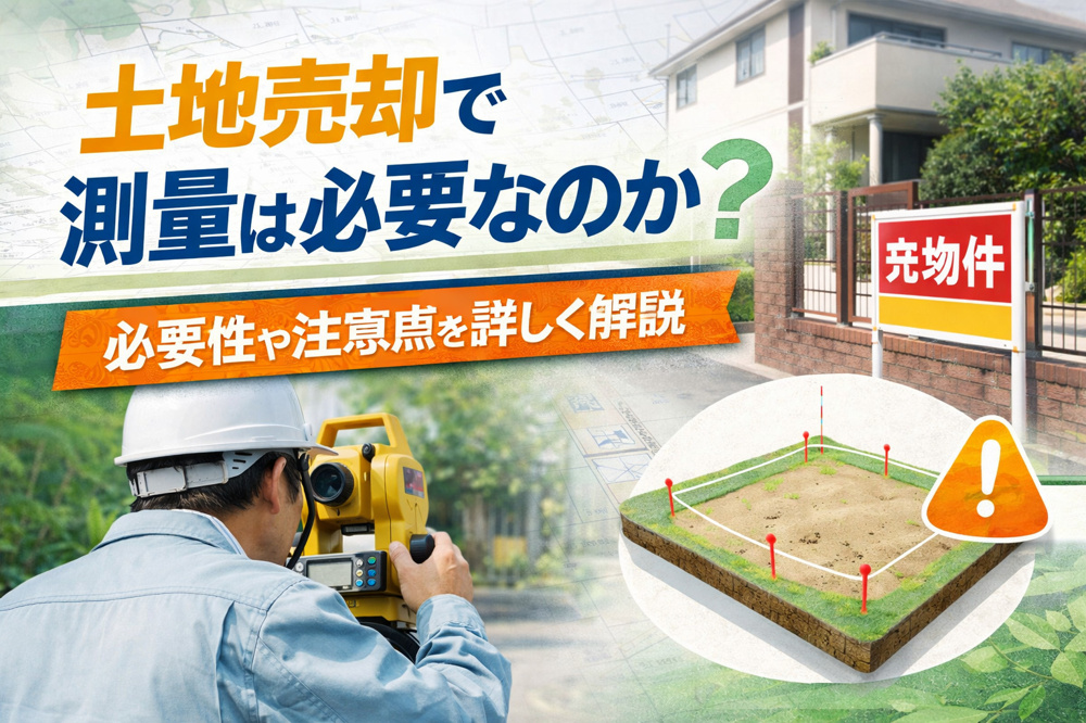 土地売却で測量は必要なのか？必要性や注意点を詳しく解説の画像