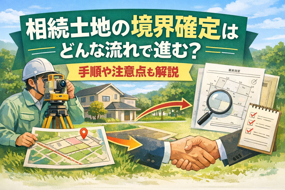 相続土地の境界確定はどんな流れで進む？手順や注意点も解説の画像