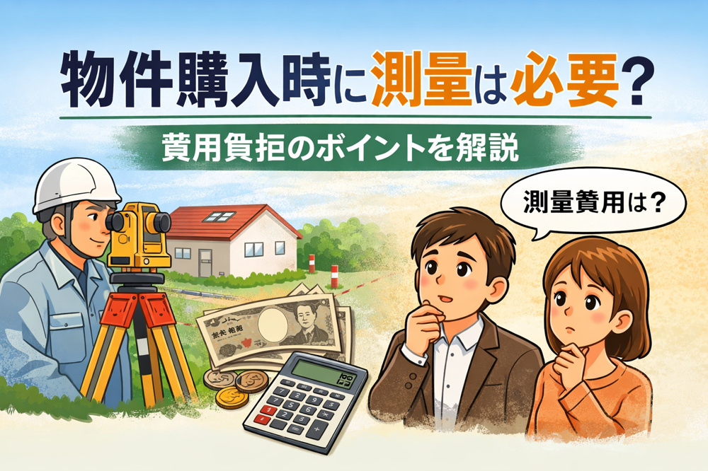 物件購入時に測量は必要？費用負担のポイントを解説の画像