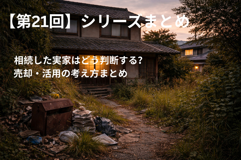 相続した実家はどう判断する？売却・活用の考え方まとめの画像