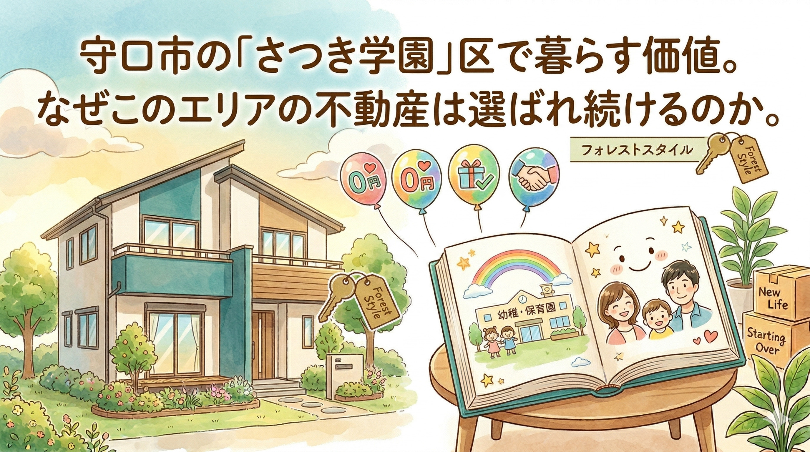 守口市「さつき学園」の魅力についての画像