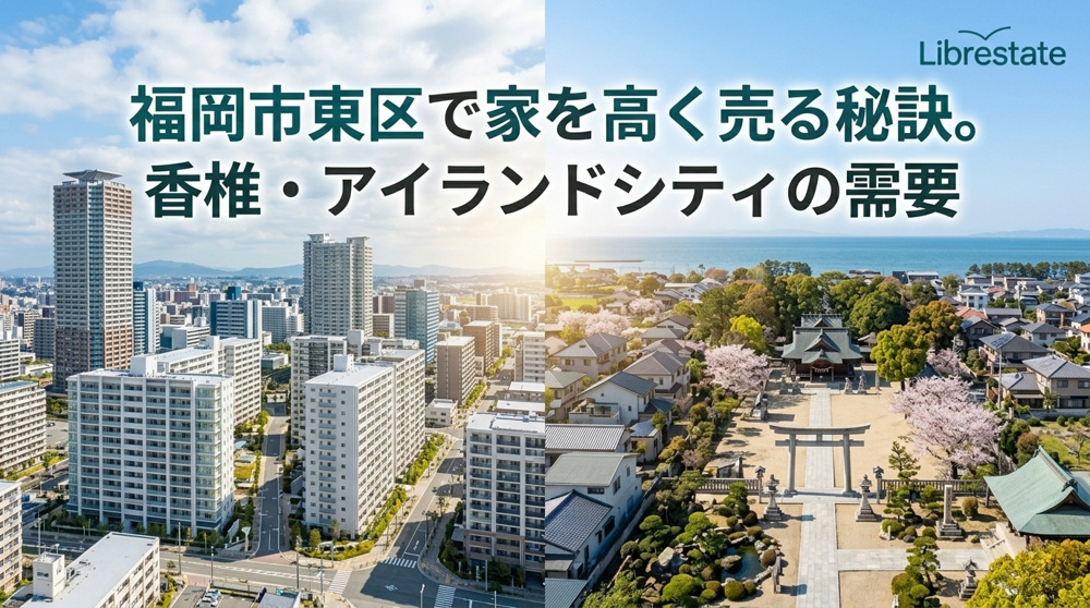 福岡市東区で家を高く売る秘訣。香椎・アイランドシティの需要の画像