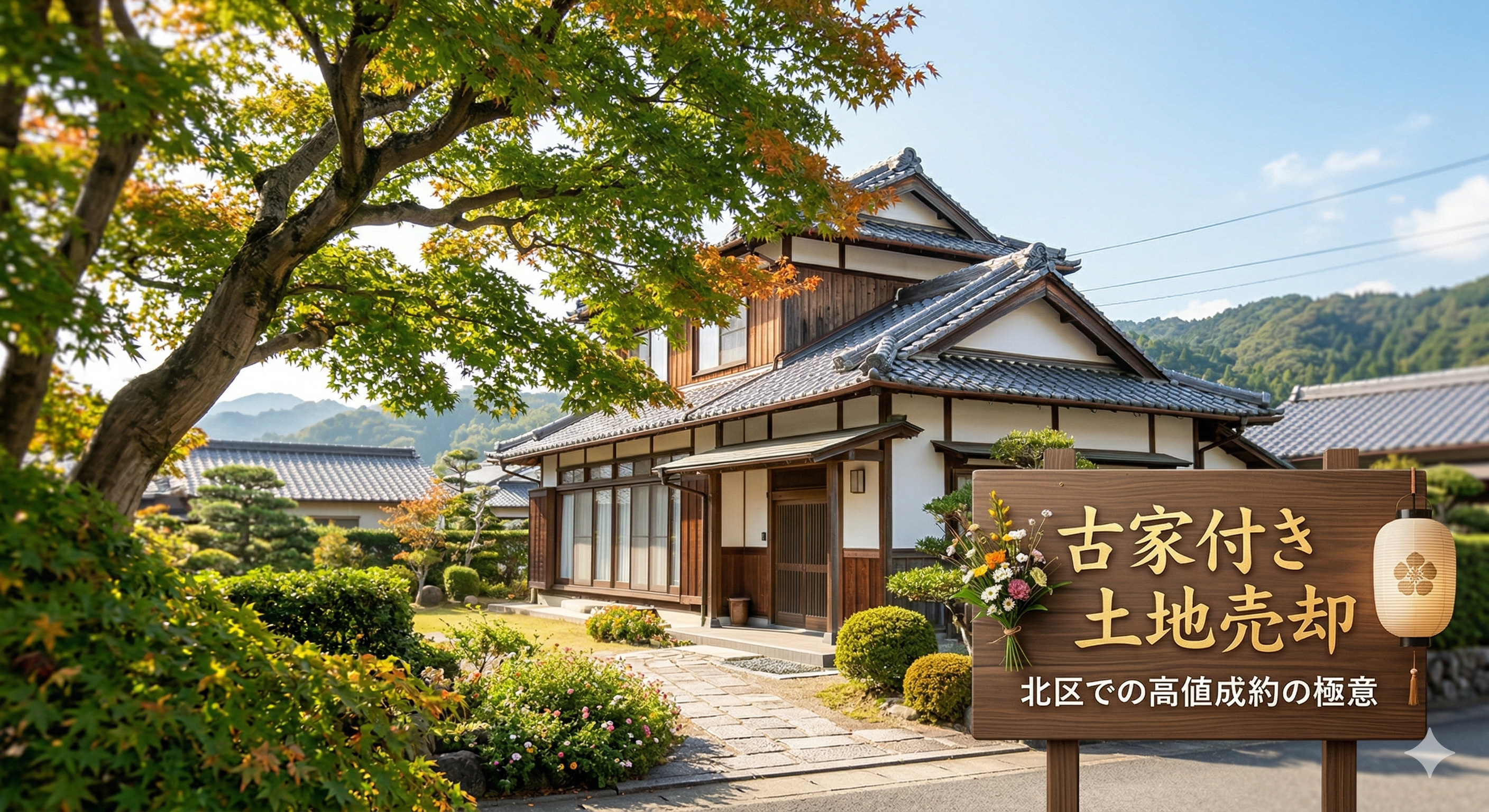 古い家でも売れる？北区で「古家付き土地」として 売るメリット・デメリットと高値成約の極意の画像