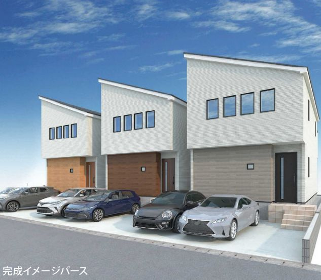 厚木市妻田東の新築を探していますか 仲介手数料無料と駐車並列2台可もご紹介の画像