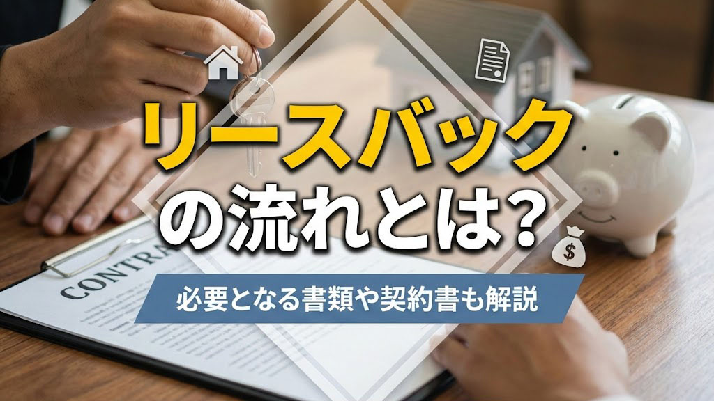 リースバックの流れとは？必要となる書類や契約書も解説の画像