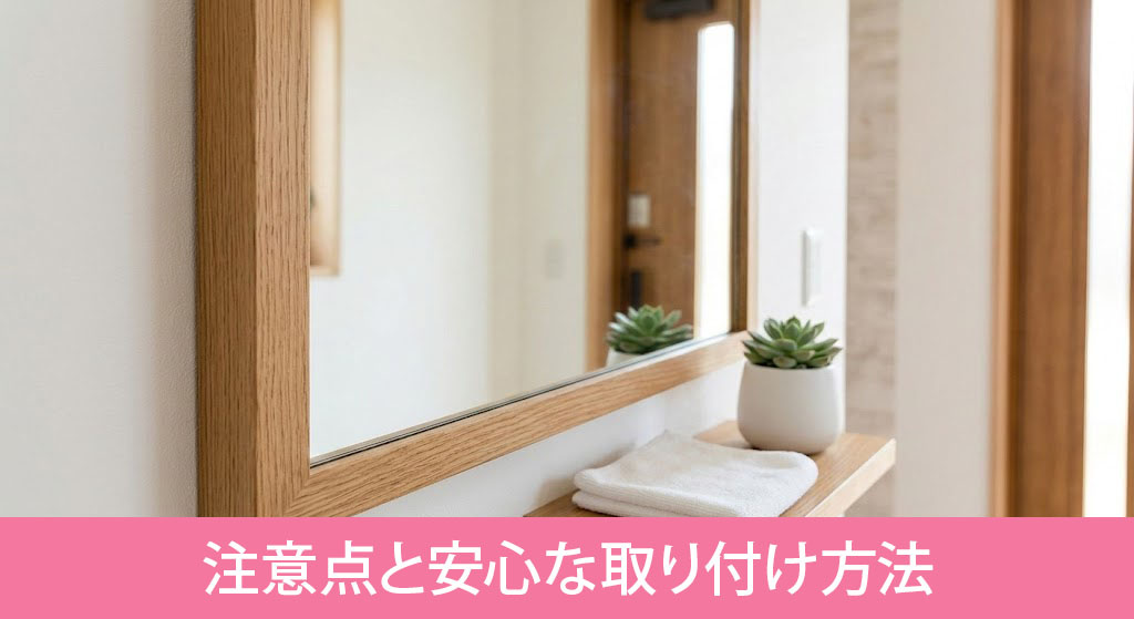 玄関に鏡を設置する際の注意点と安心な取り付け方法