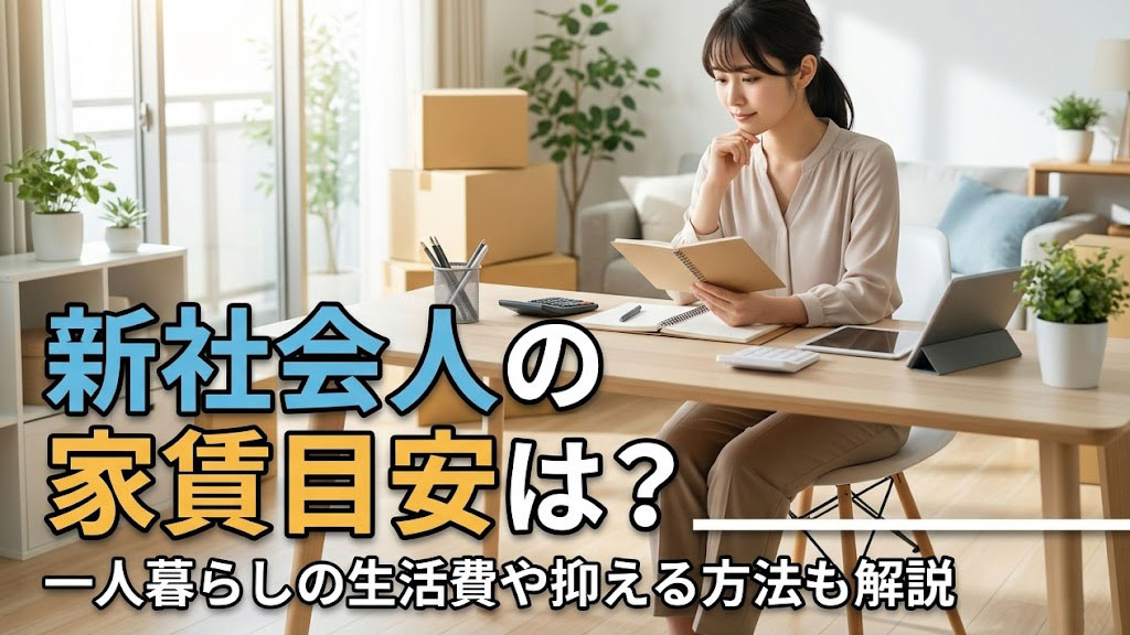 新社会人の家賃目安は？一人暮らしの生活費や抑える方法も解説の画像