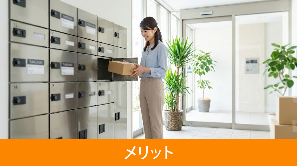 賃貸物件で宅配ボックスを利用するメリット