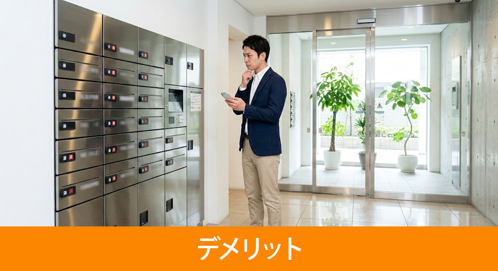 宅配ボックス付き賃貸物件のデメリット