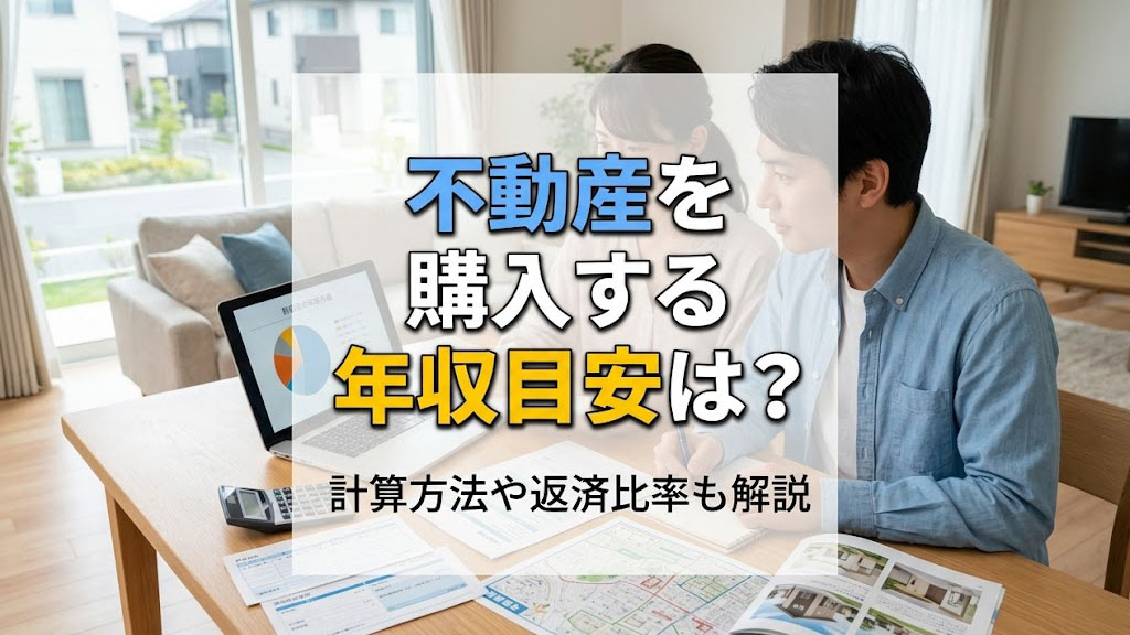 不動産を購入する年収目安は？計算方法や返済比率も解説の画像