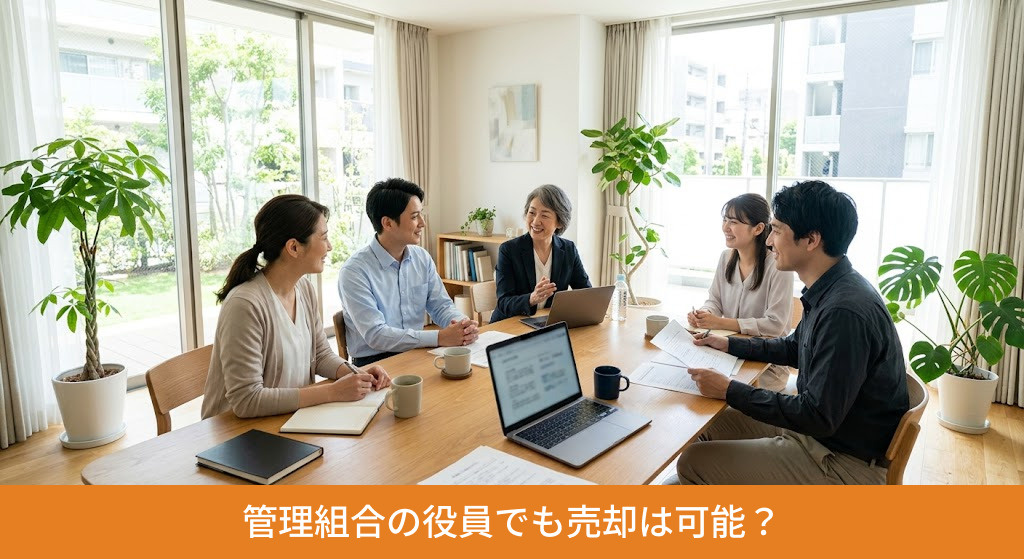 管理組合の役員でも売却は可能？