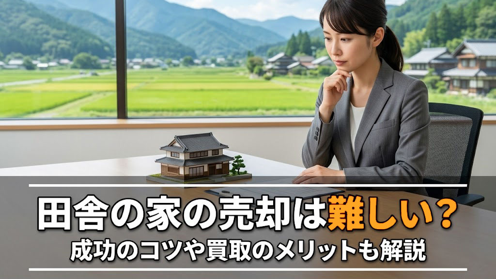 田舎の家の売却は難しい？成功のコツや買取のメリットも解説