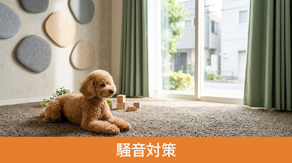 賃貸物件でできる犬を飼う際の騒音対策