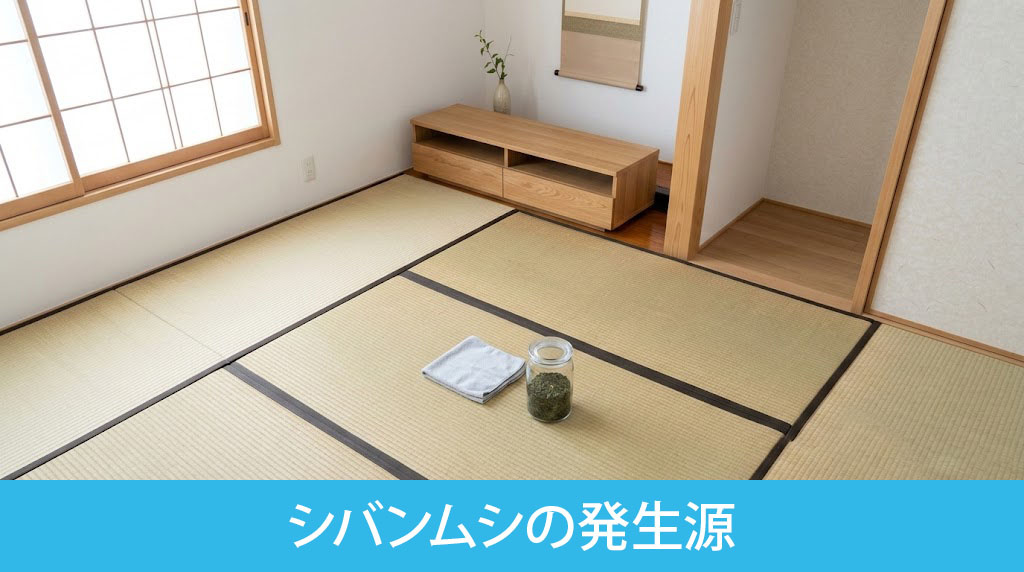 意外な場所から湧くシバンムシの発生源