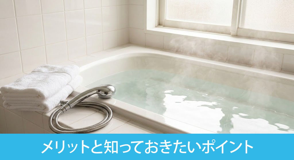 バランス釜のメリットと知っておきたいポイント