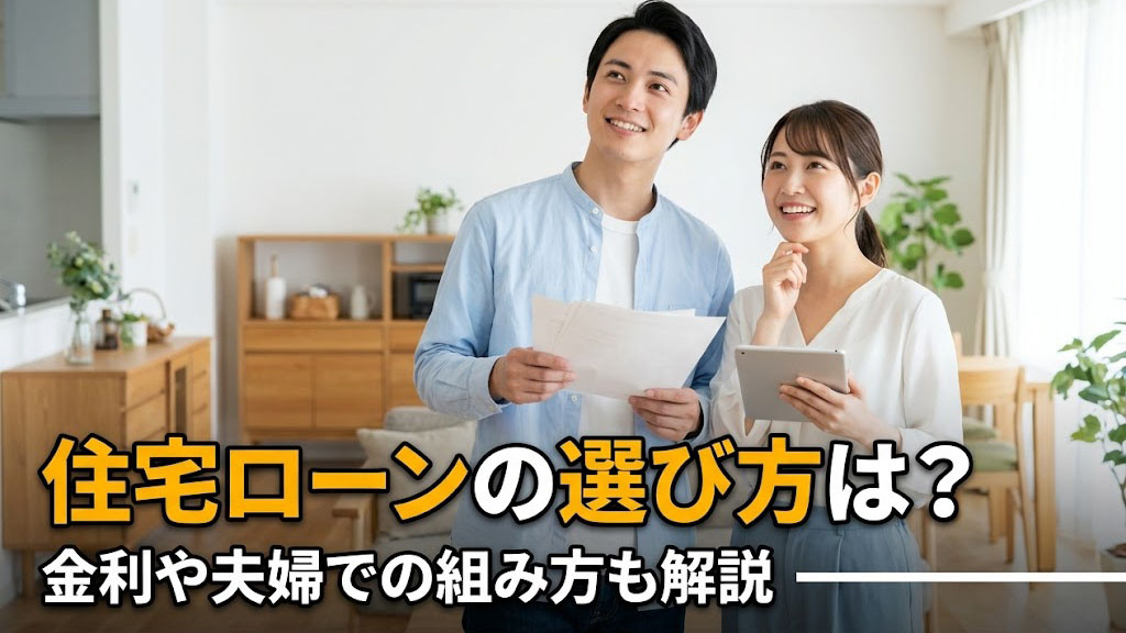 住宅ローンの選び方は？金利や夫婦での組み方も解説の画像
