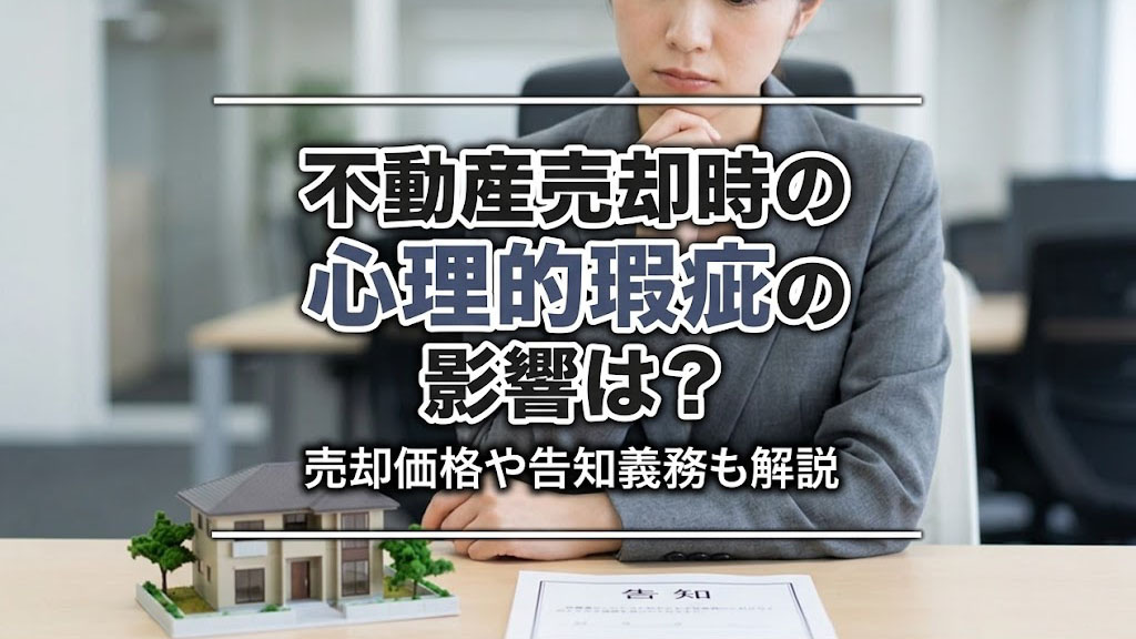 不動産売却時の心理的瑕疵の影響は？売却価格や告知義務も解説の画像