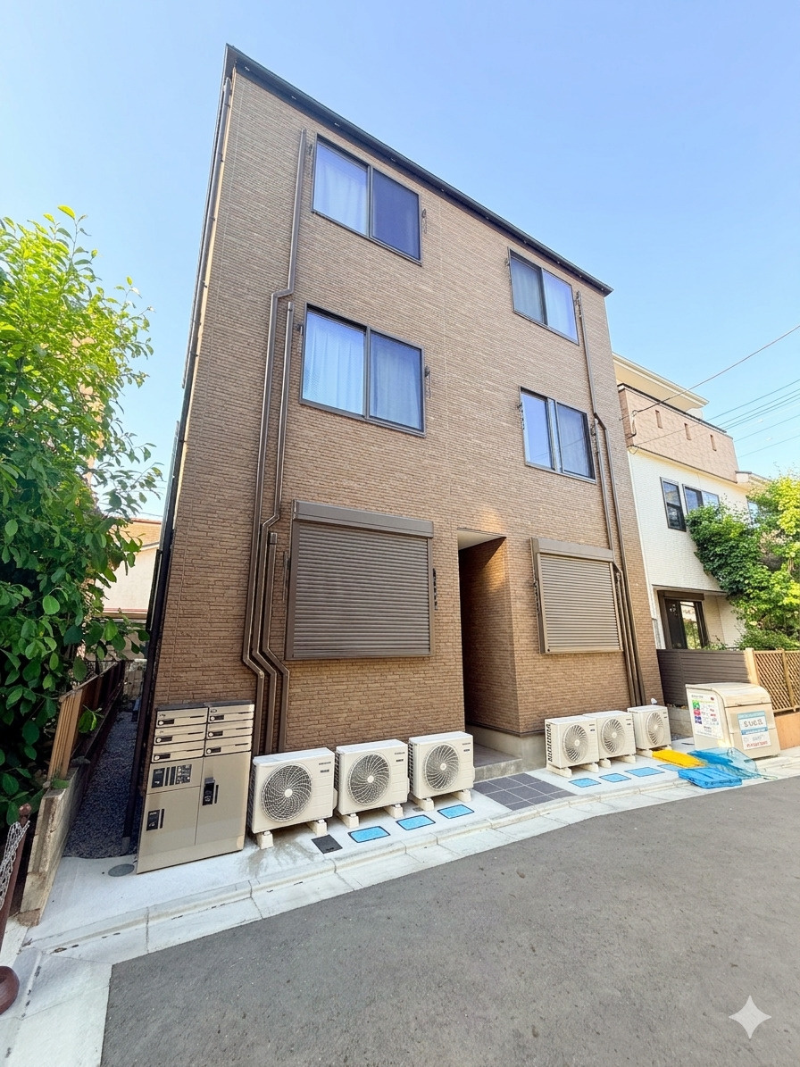五反野駅徒歩5分　1K×6世帯新築アパートの画像