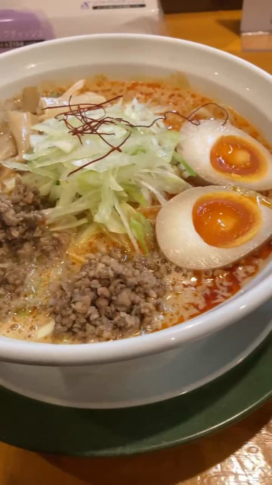 【新潟市中央区】麺屋 極一の背脂担々麺を実食！ピリ辛×背脂のコクがクセになる人気ラーメンの画像