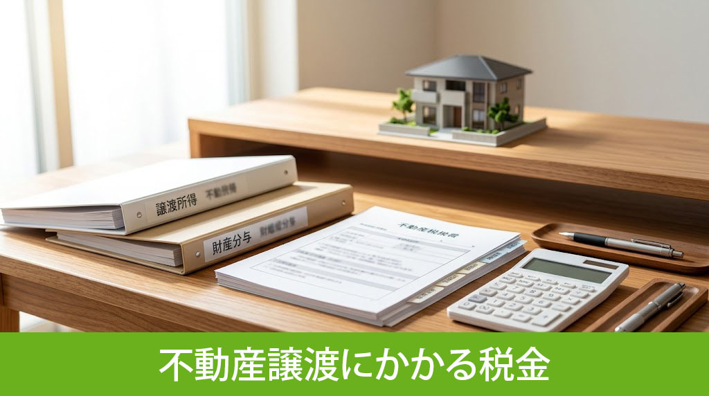 財産分与での不動産譲渡にかかる税金