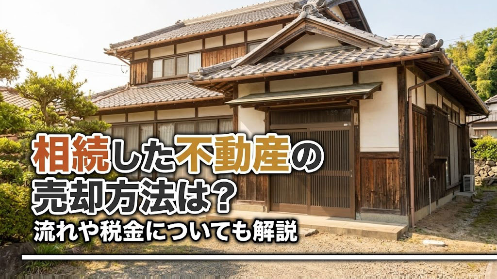 相続した不動産の売却方法は？流れや税金についても解説の画像