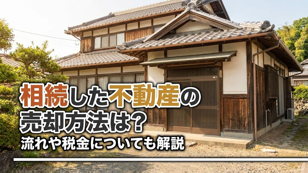 相続した不動産の売却方法は？流れや税金についても解説の画像
