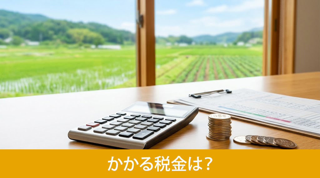 農地売却にかかる税金は？