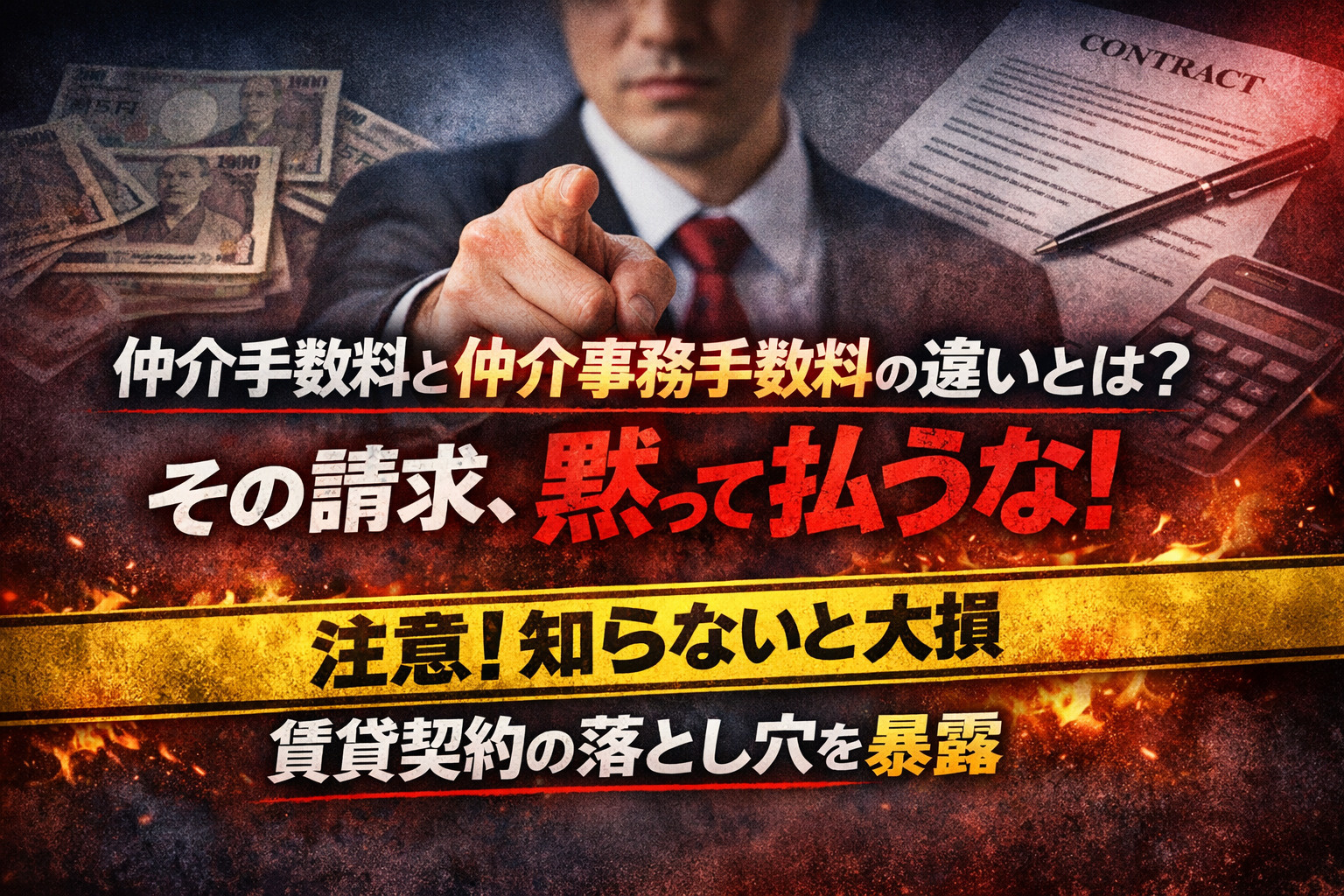 仲介手数料と仲介事務手数料の違いとは？ その請求、黙って払うなの画像