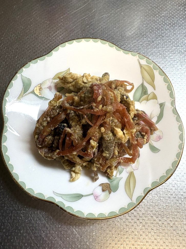 東広島も春！土筆の卵とじをつくりました。の画像