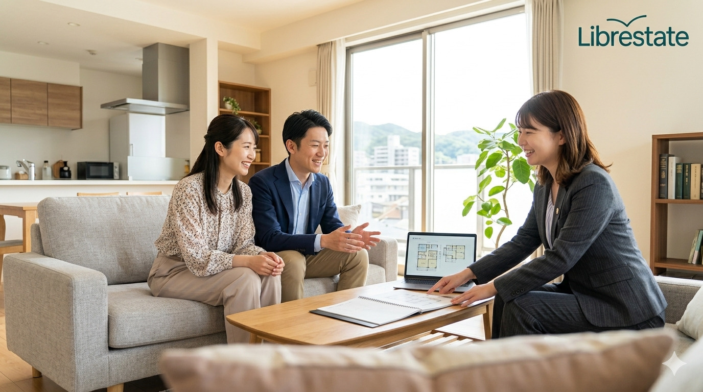 弊社社員と若夫婦の相談・住み替え計画