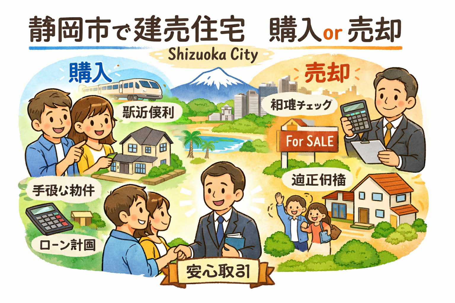 静岡市内で建売住宅を検討する際のポイントの画像