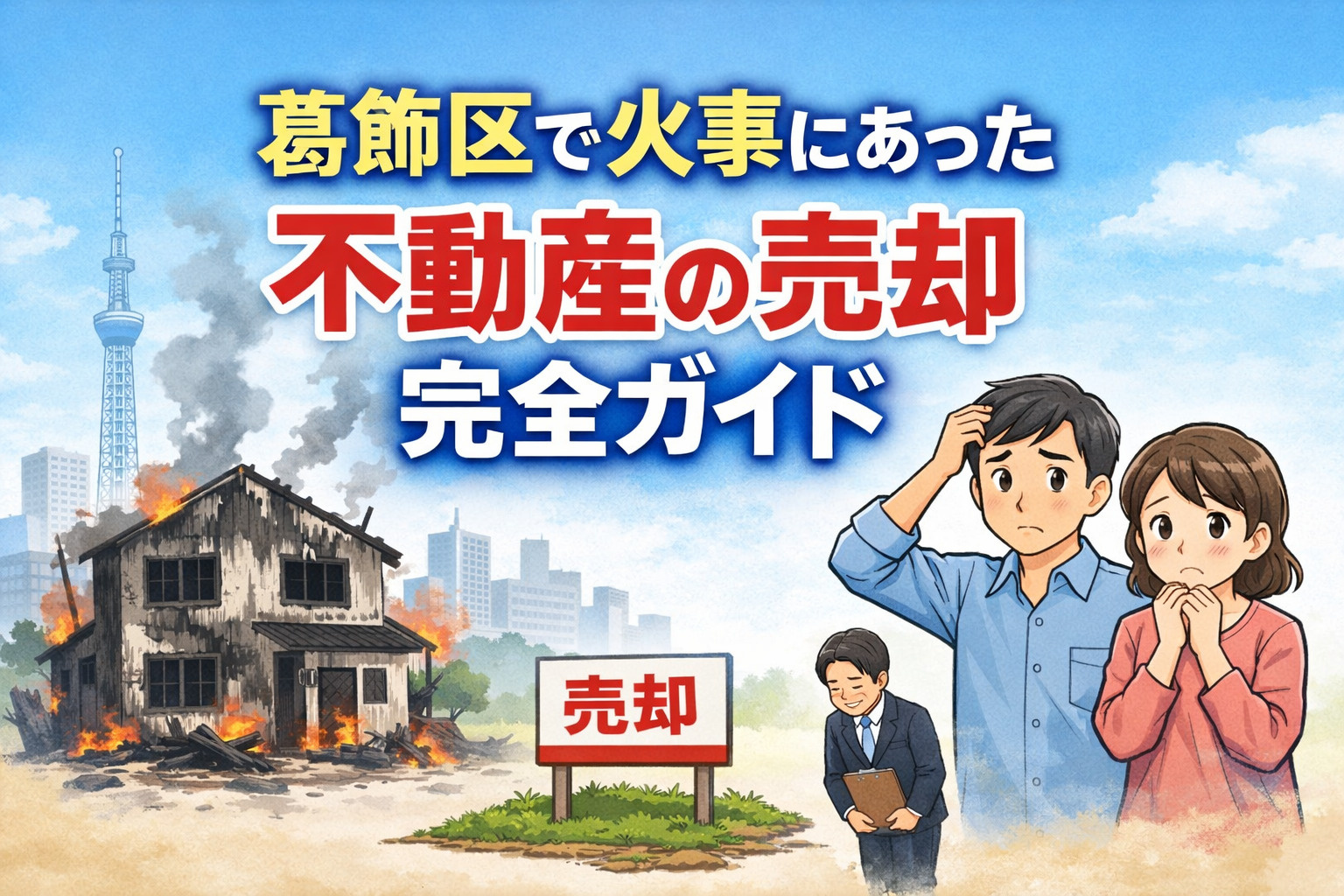 葛飾区で火事にあった不動産の売却完全ガイド