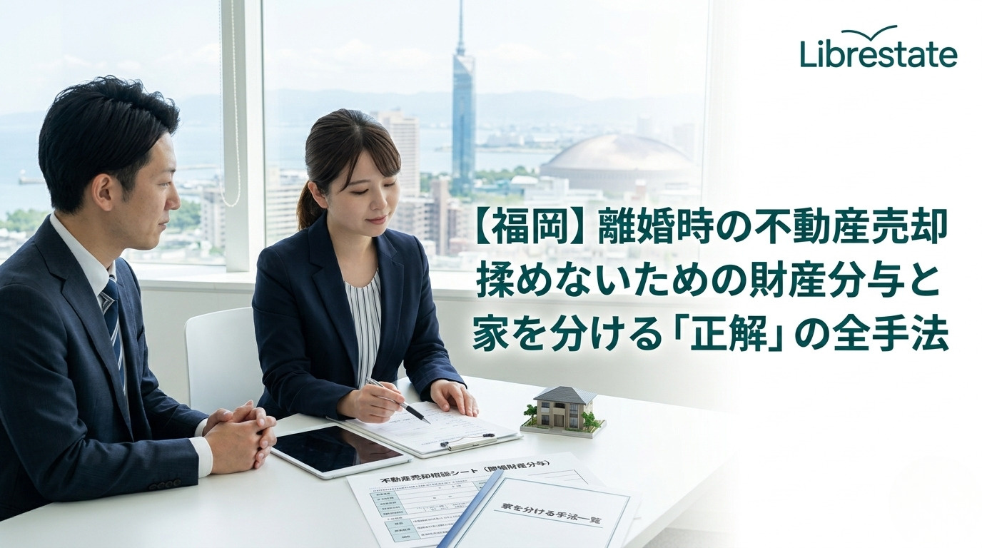 【福岡】離婚時の不動産売却 揉めないための財産分与と 家を分ける「正解」の全手法の画像