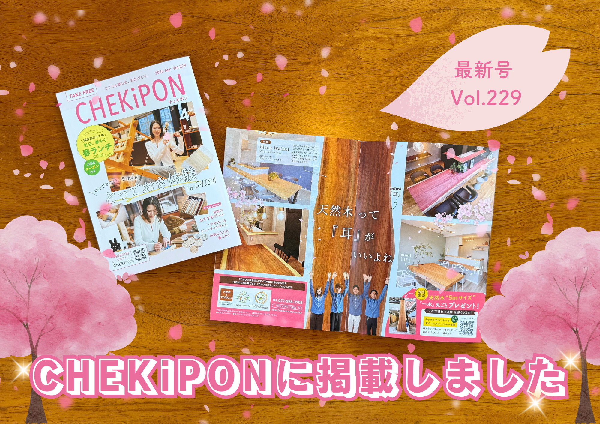 CHEKiPON Vol.229に掲載しました！の画像