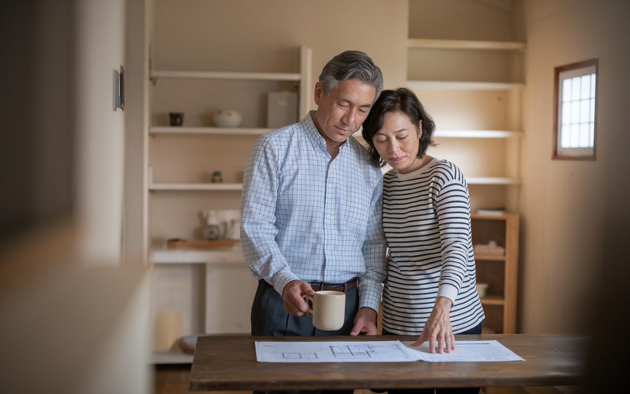 老後の住まいは中古住宅で安心を叶える？  40代50代夫婦が老後も暮らしやすい家選びの画像