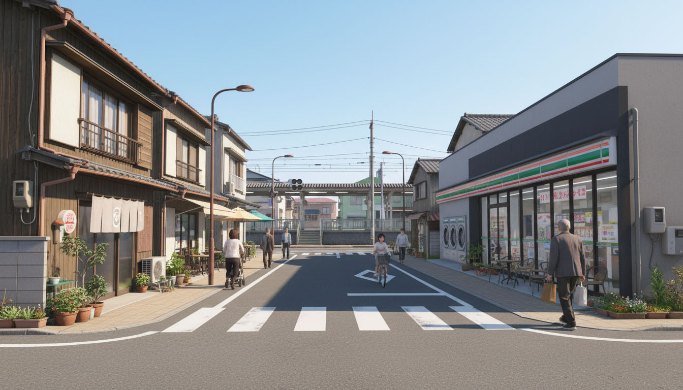 阪神青木駅や鳴尾駅周辺の下町情緒と利便性が混ざった街並み