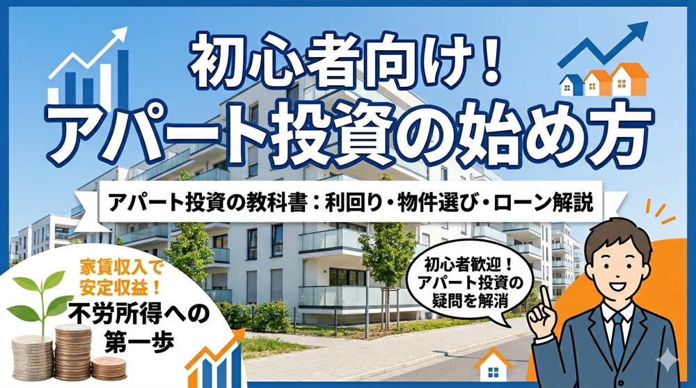 初めてのアパート投資で失敗しない注意点は  初心者必見のチェックリストで基礎から学ぶの画像