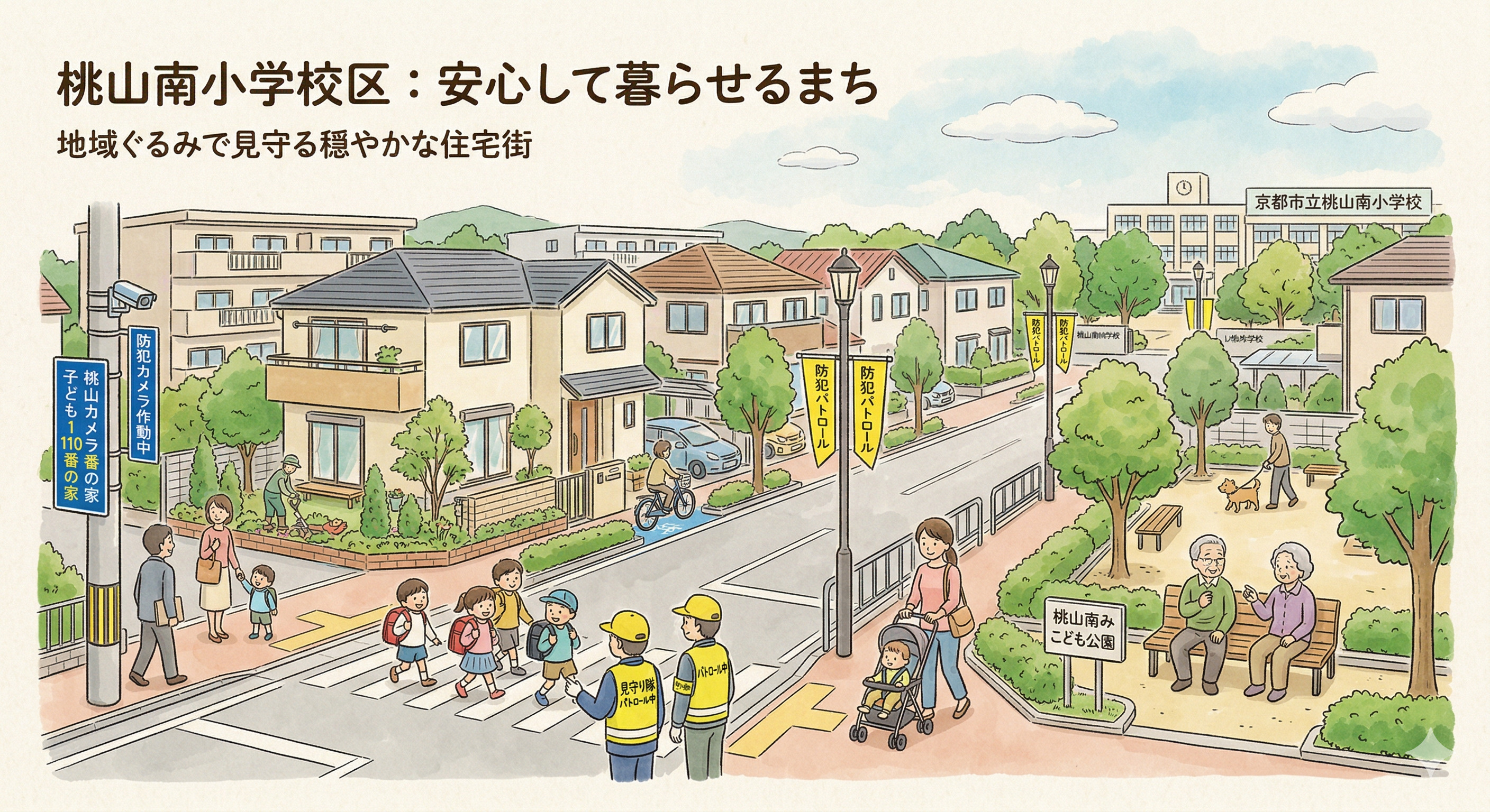 桃山南小学校の通学区域はどう？治安と子育て環境から見る伏見区の住みやすさの画像