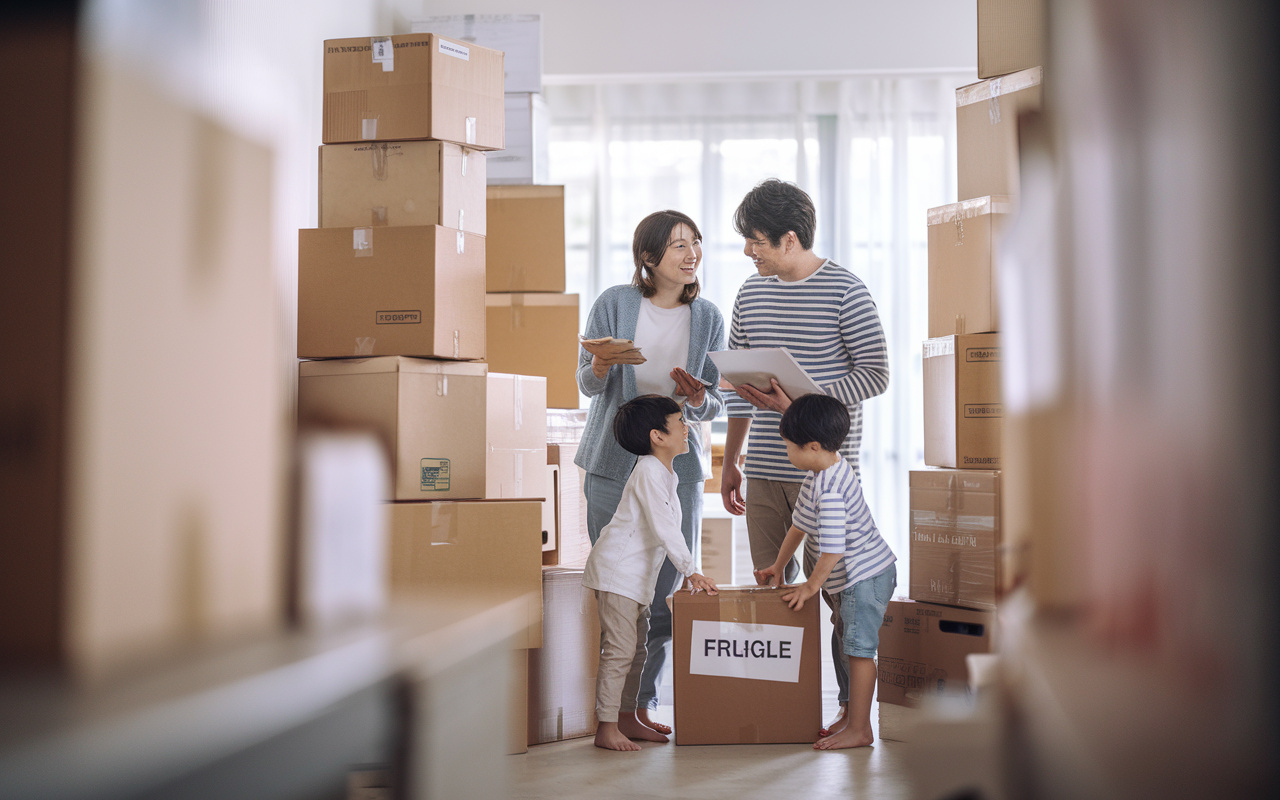 家族の引っ越し費用はいくらかかる？引っ越し時期はいつが安いか解説の画像