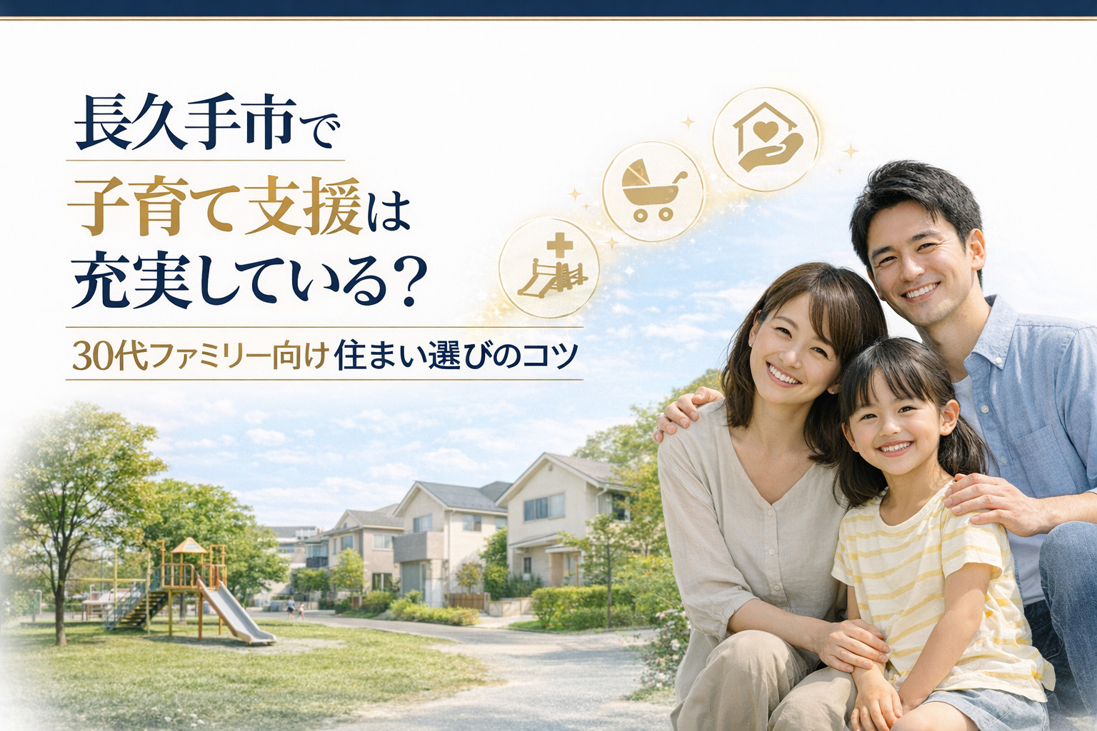 長久手市で子育て支援は充実している? 30代ファミリー向け住まい選びのコツの画像