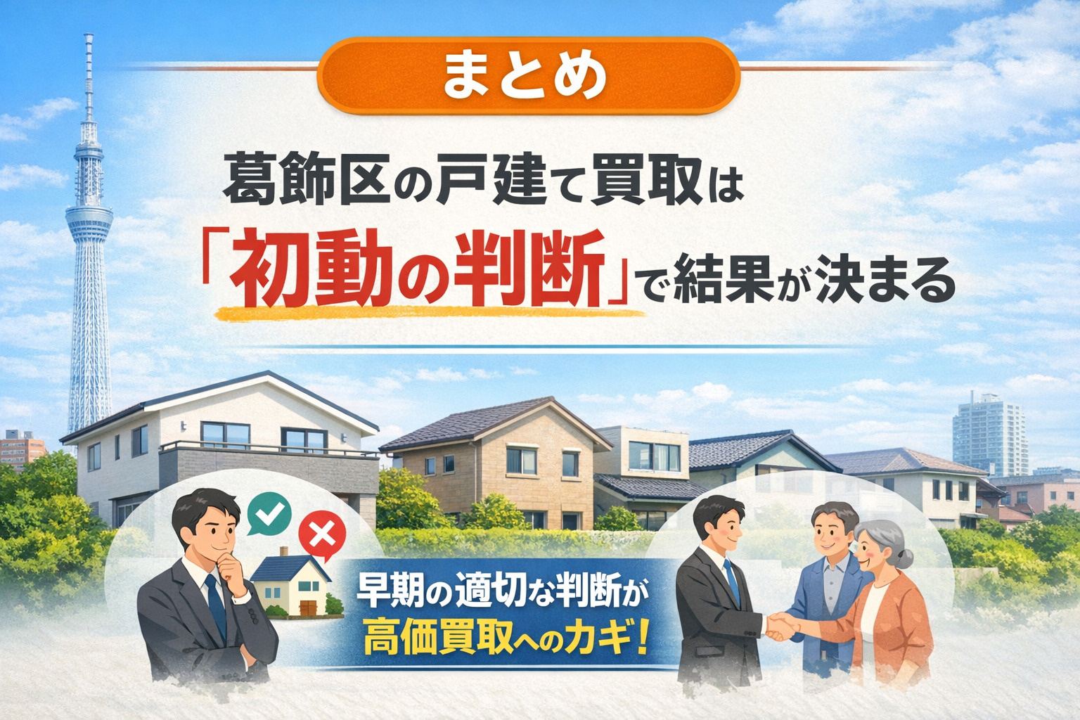 葛飾区 戸建て売却まとめと成功ポイント