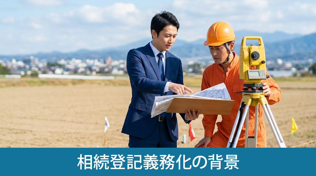 所有者不明土地問題と不動産の相続登記義務化の背景