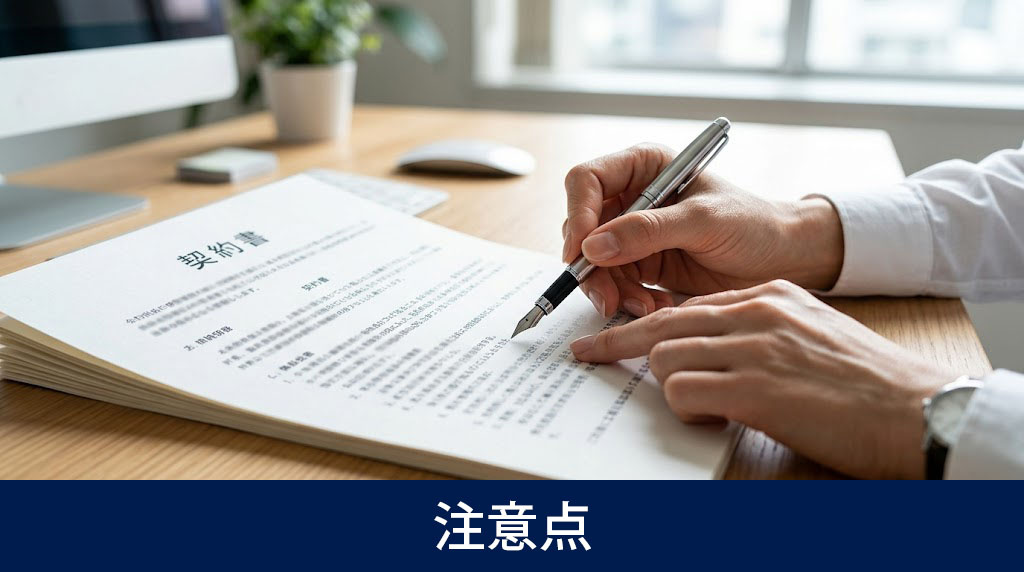 サブリースのリスクに関わる注意点