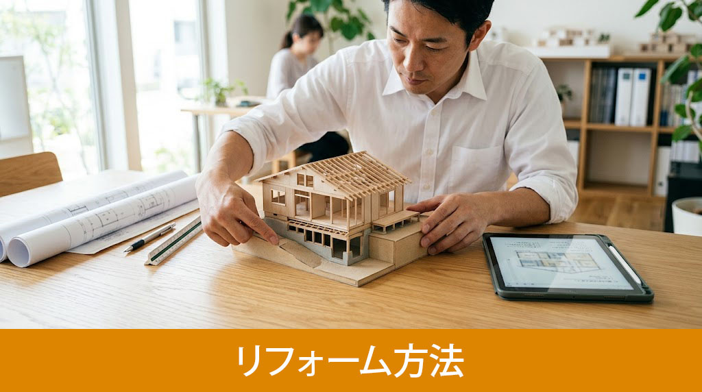 家の傾きを修正するリフォーム方法