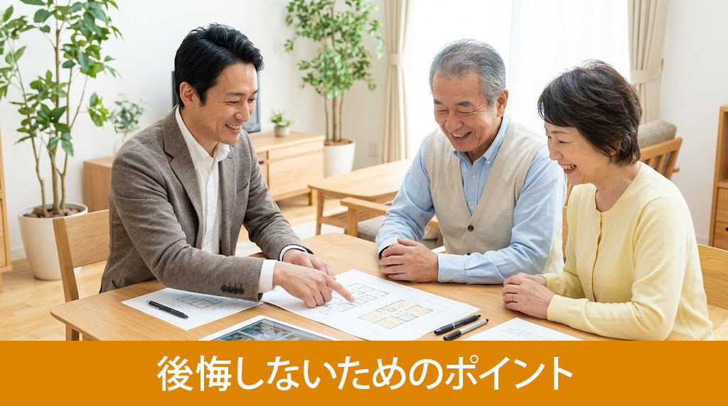 実家の建て替えで後悔しないためのポイント
