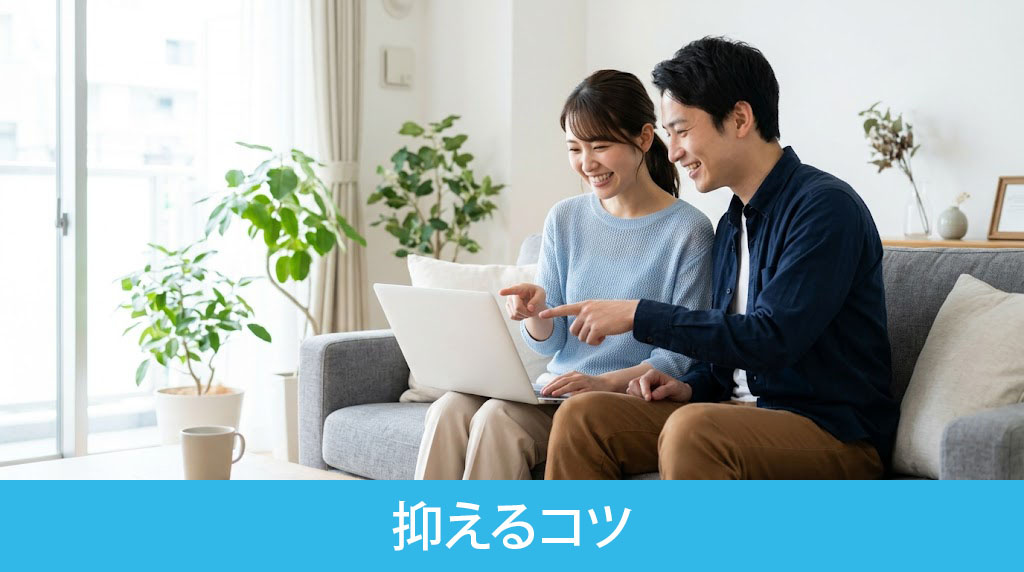 同棲の家賃を抑えるコツ