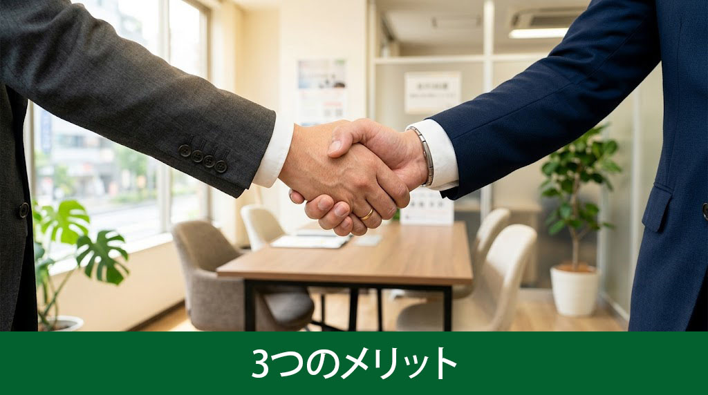 専門業者に依頼する3つのメリット