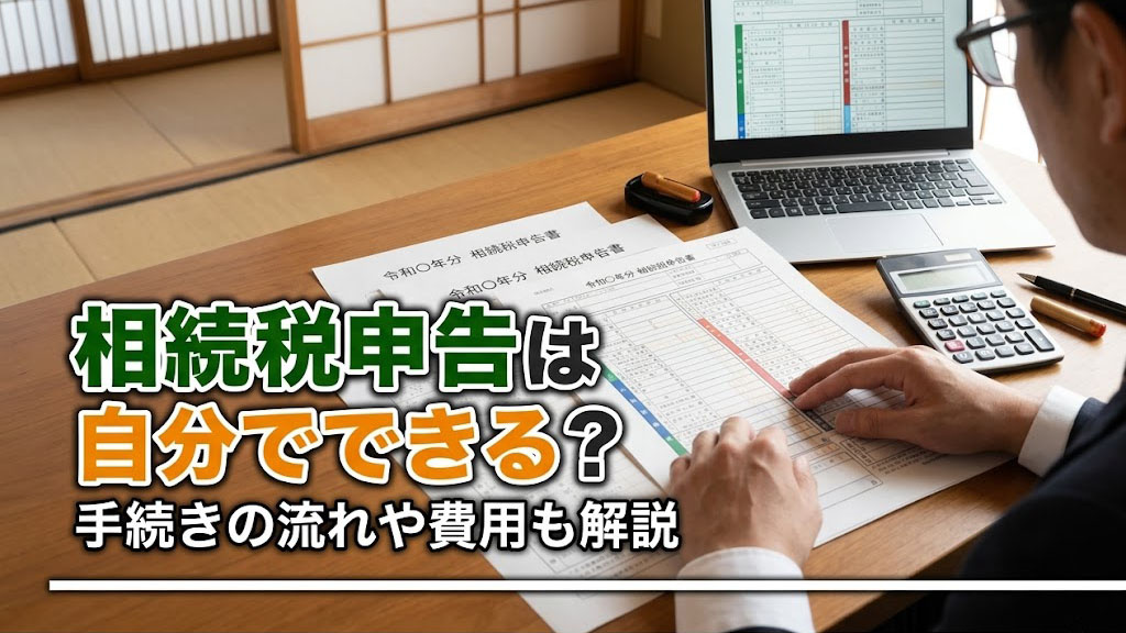 相続税申告は自分でできる？手続きの流れや費用も解説