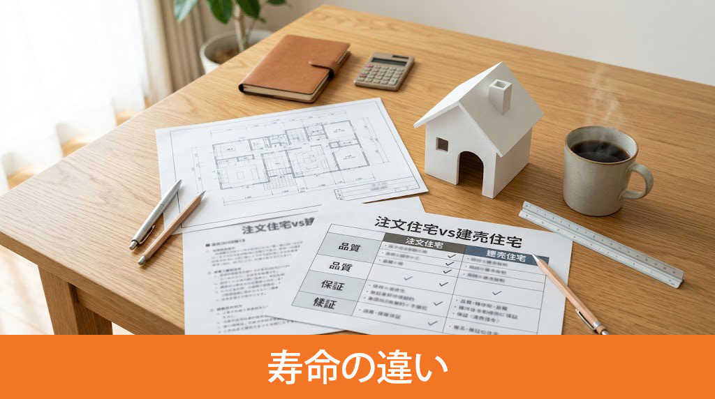建売住宅と注文住宅の寿命の違い